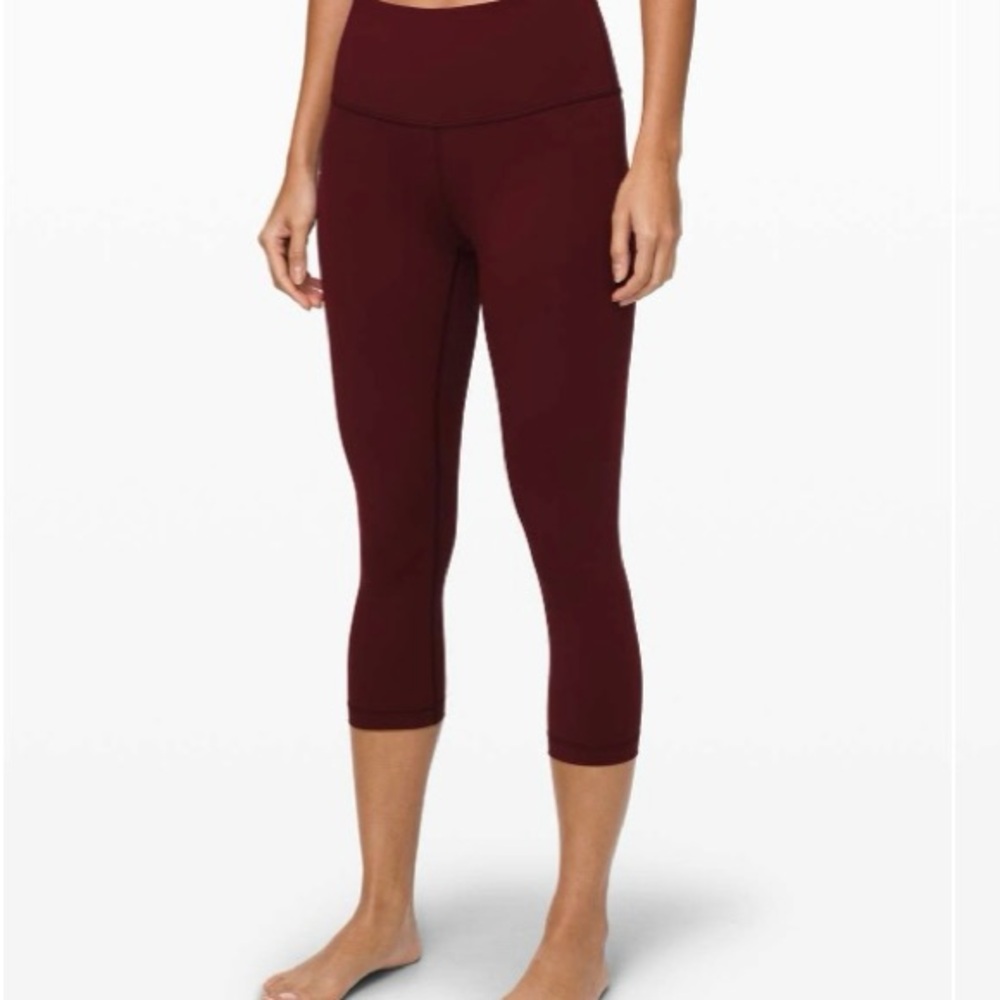 Lululemon Wunder Under Crop (High-Rise) *Full-On Luxtreme 21"